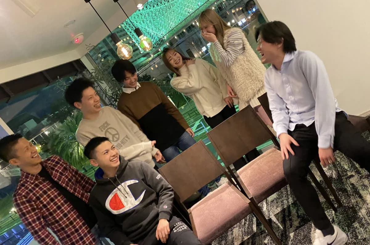 社内レクリエーションでのスタッフ